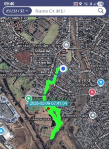 Pet tracking Map